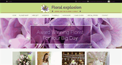 Desktop Screenshot of floral-explosion.co.uk